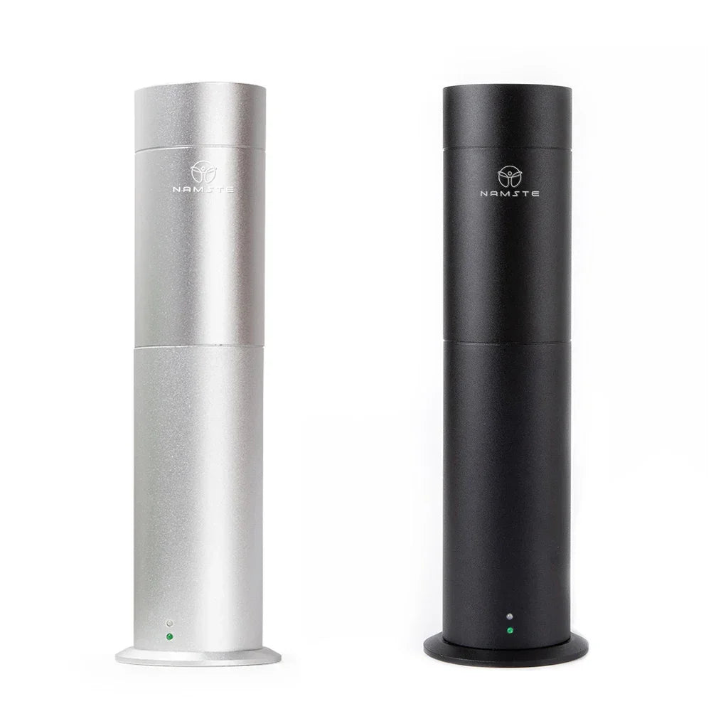 NAMSTE Metal Luxury Essential Oil Diffuser – 200m³ Aroma Oasis Peaceful Pleasures Health and Wellness