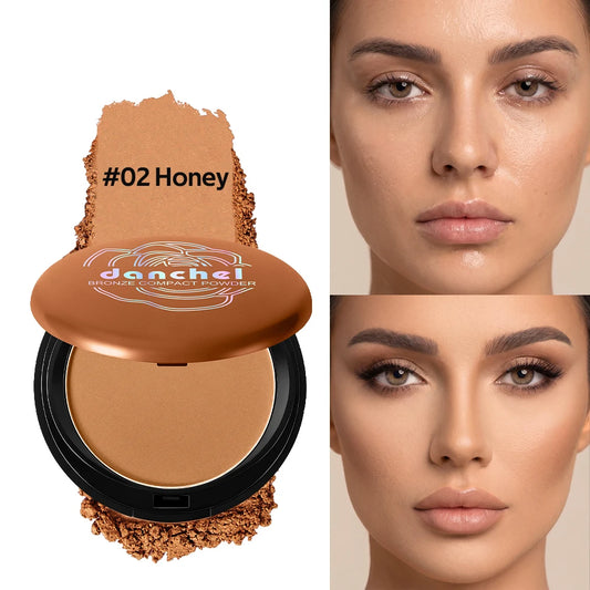 Waterproof Sweatproof Setting Powder 24H Fresh Wear Soft Matte Compact Powder Oil Control Face Beauty Cosmetic Peaceful Pleasures Health and Wellness