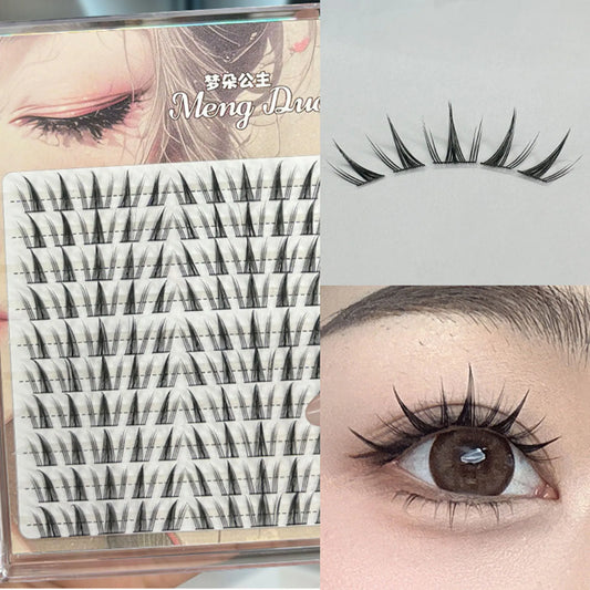 DIY Cluster False Eyelashes | Individual Lash Extensions Bundles Cluster False Eyelashes Peaceful Pleasures Health and Wellness