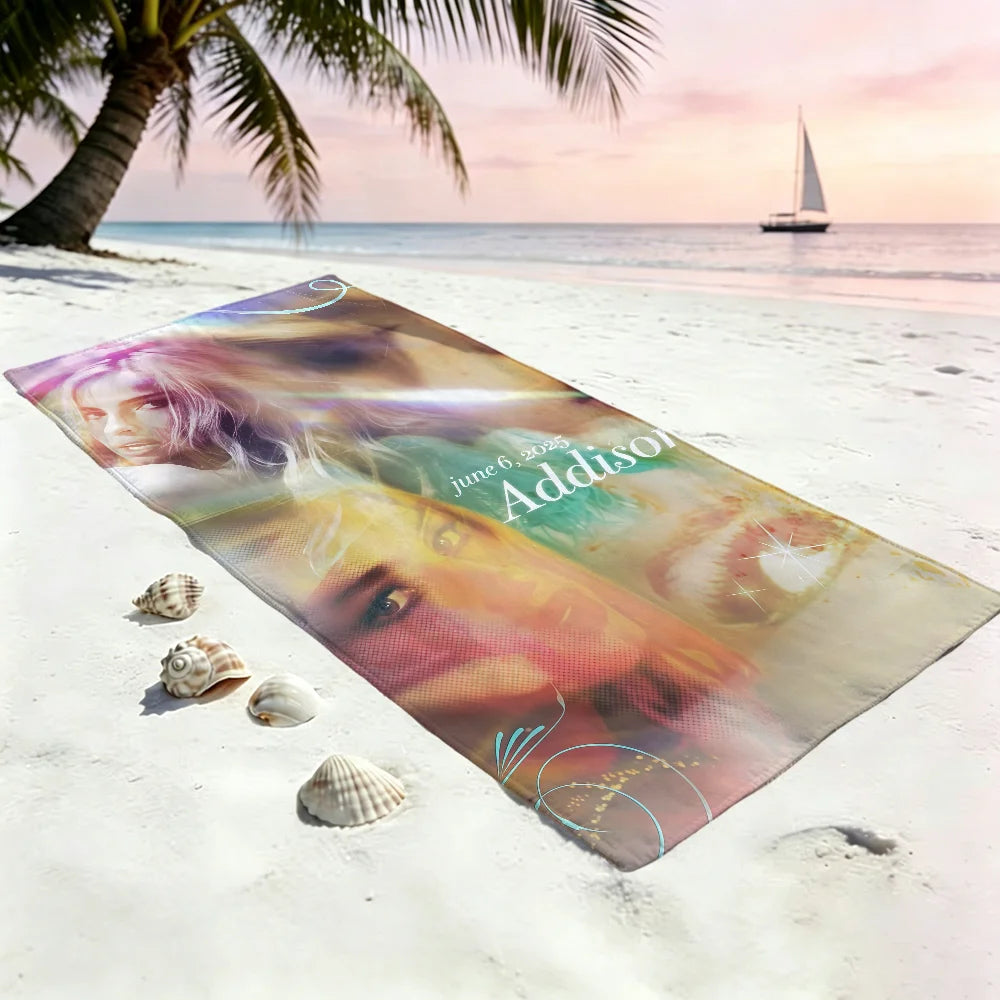Quick Dry Beach Towel – Soft, Lightweight for Travel & Gym Quick Dry Beach Towel Peaceful Pleasures Health and Wellness