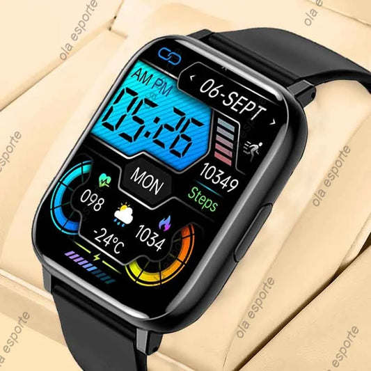 Ola Esporte Smart Watch 1.77" Bluetooth Call Fitness Tracker Smartwatch Peaceful Pleasures Health and Wellness