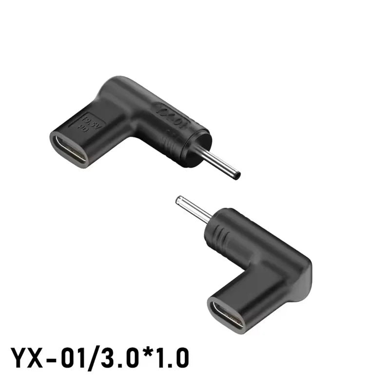 PD 20V100W Laptop Power Adapter Connector DC Plug USB Type C Female to DC Male Jack Converter for Hp Dell Asus Lenovo Notebook Peaceful Pleasures Health and Wellness 3.0-1.1mm