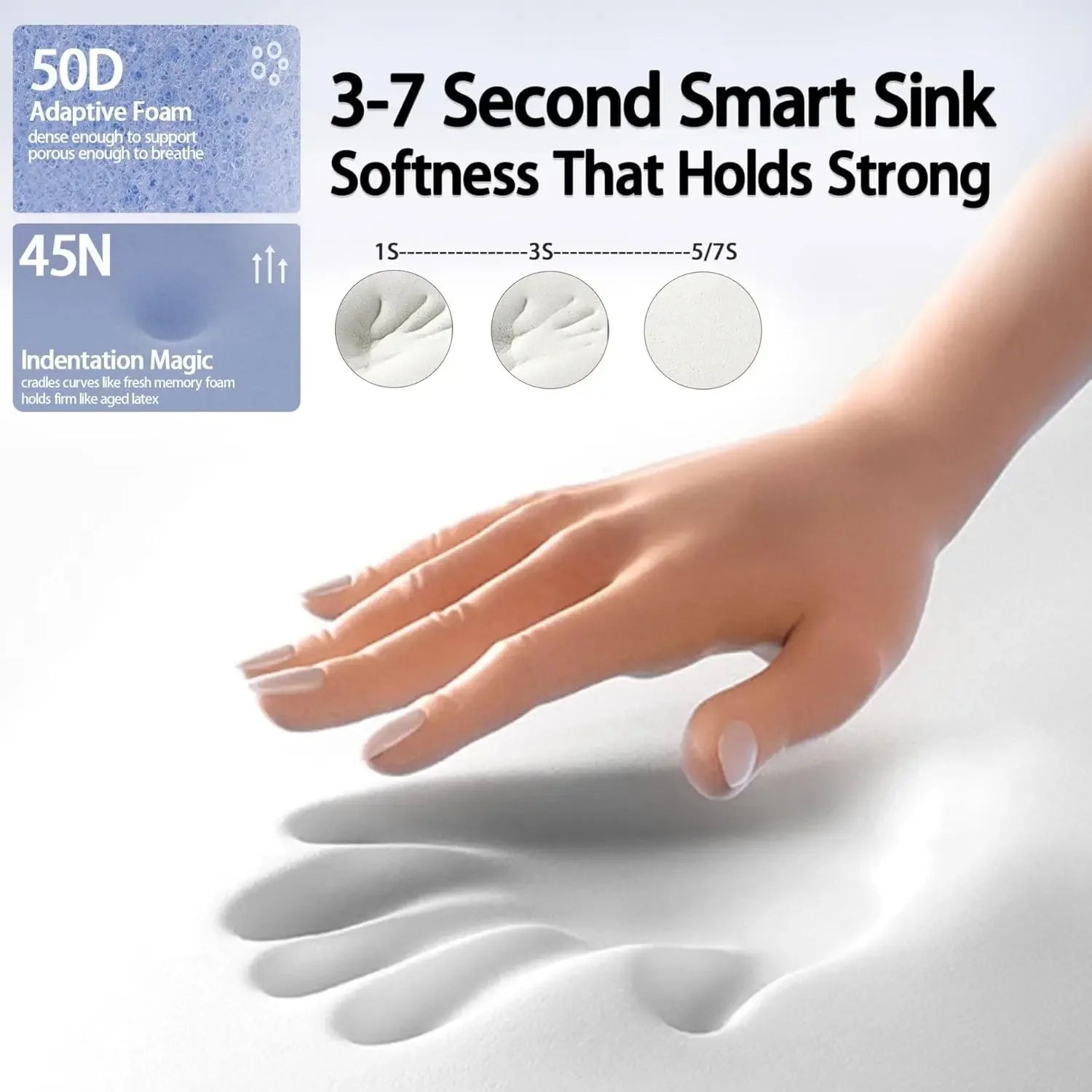 Ergonomic Side Sleeper Pillow for Neck Pain Relief, Cooling Ice Silk Cover, Eco-Friendly & Durable Peaceful Pleasures Health and Wellness