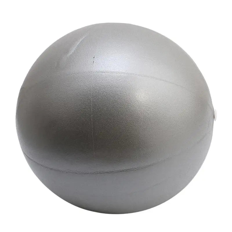 Matte Explosion Proof Mini Yoga Ball 25cm Pilates Ball Inflatable Gymnastics Ball Fitness Balls Gym Fitness Tools Peaceful Pleasures Health and Wellness grey