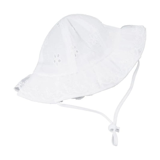 Baby Fisherman Sun Hat | Lace Cotton Infant Bucket Hat Baby Sun Hat Peaceful Pleasures Health and Wellness