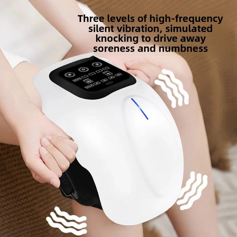 Protable Knee Massager Knee Joint Muscles Relaxtion Equipment Elbow Shoulder Massage Machine Easy to Use for Family and Friends Peaceful Pleasures Health and Wellness