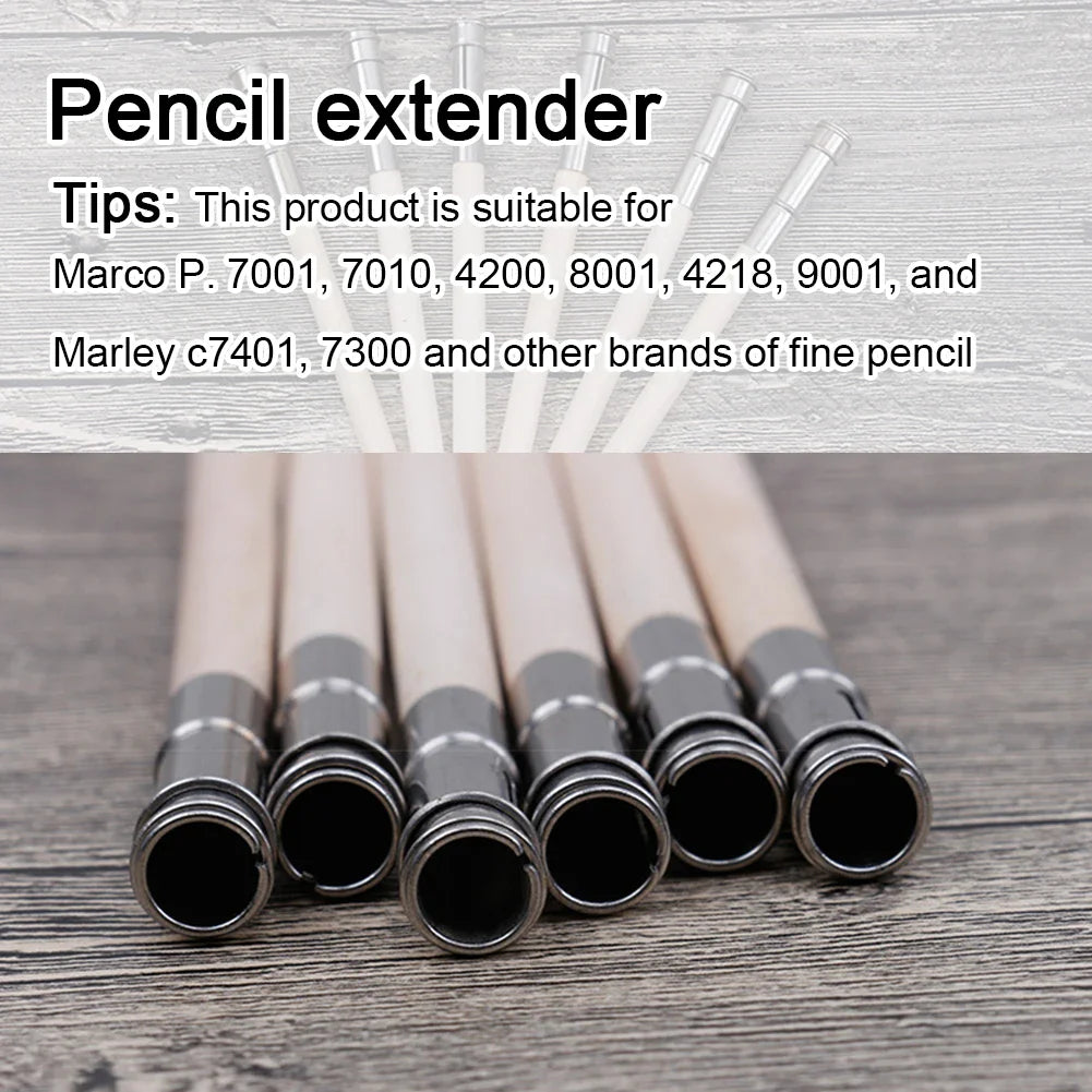 Adjustable Wooden Pencil Extender Holder for Art & Sketch