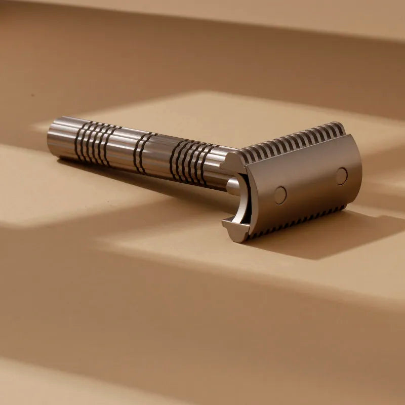 YAQI Bohemia 316 Stainless Steel Adjustable Baseplate Men Professional Safety Razor Peaceful Pleasures Health and Wellness