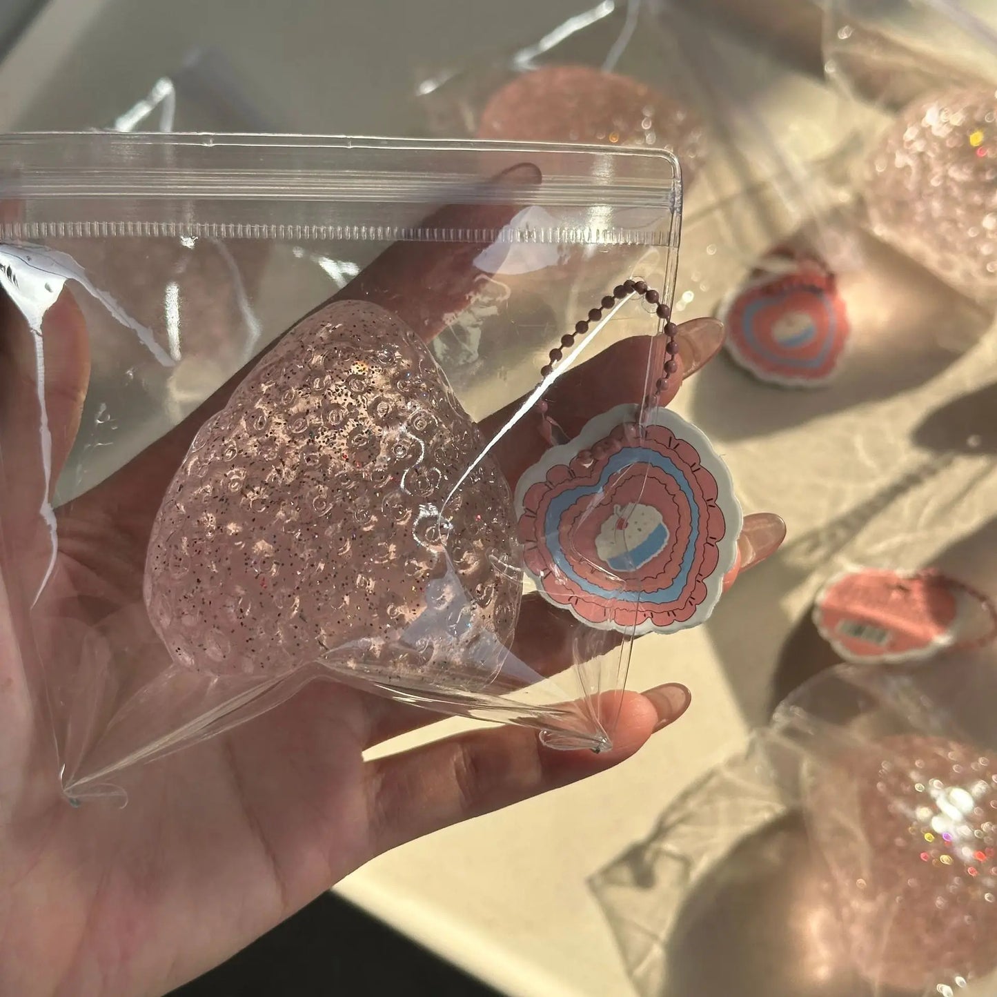 Strawberry Taba Squishy Fidget Toy – Slow Rebound Squeeze