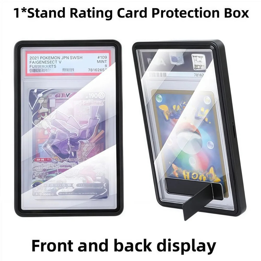 PSA/CGC Graded Card Case | Magnetic UV Glass Display Stand