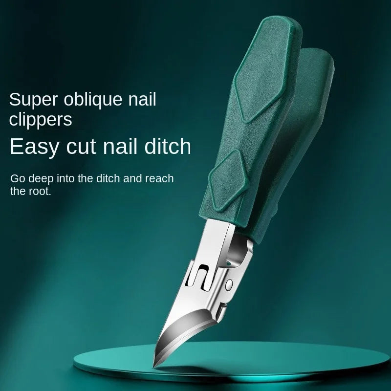 25 Slant Edge Nail Clipper Wide Opening Stainless Steel Professional