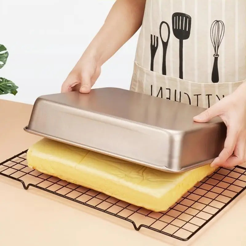 Nonstick Gold Rectangular Baking Pan | Carbon Steel 11 & 13 Inch