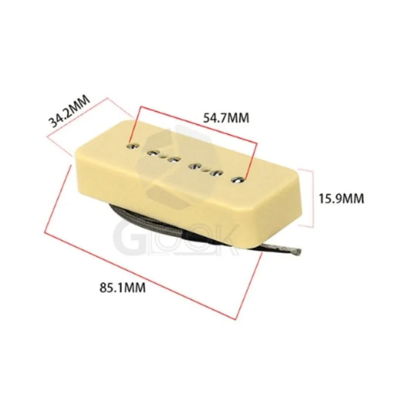 Electric Guitar Pickup Soap Box P90 Jazz Alnico5 Magnet Musical
