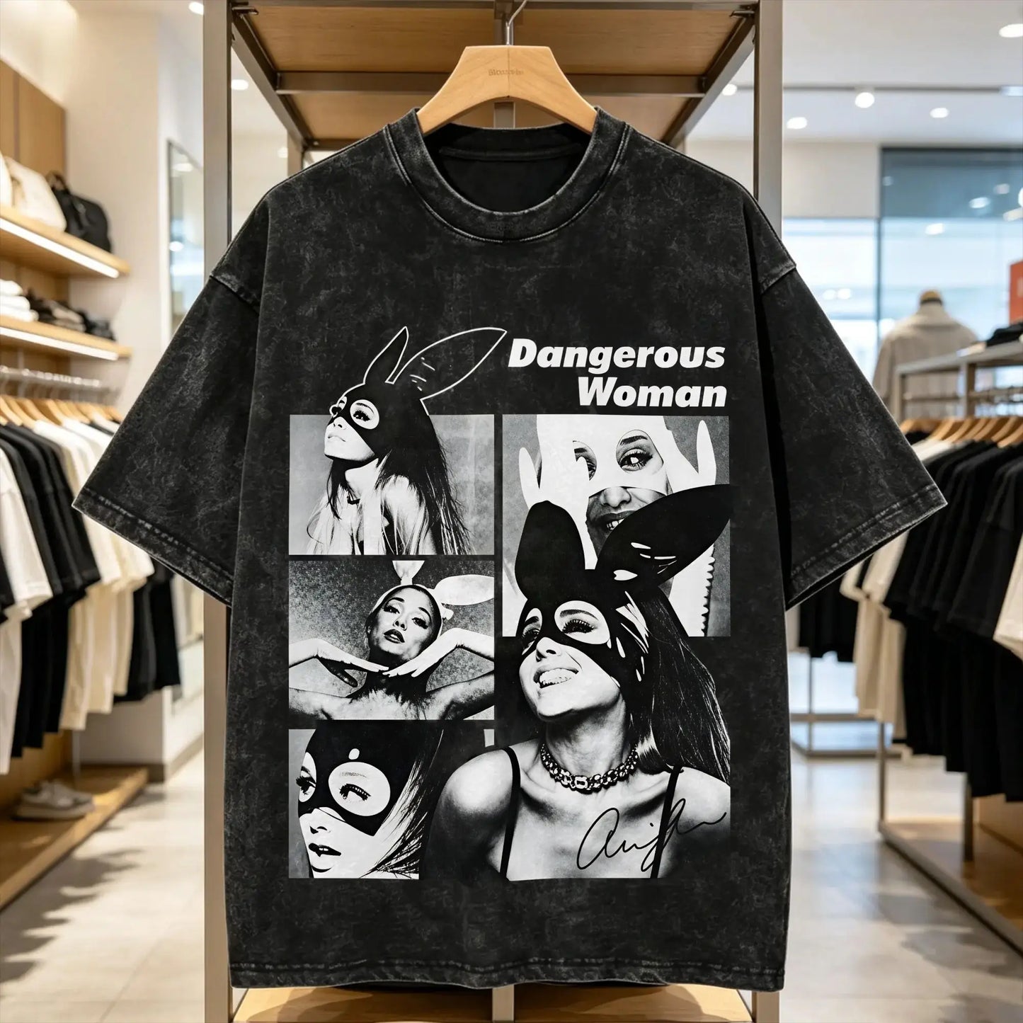 Arianas Album Dangerous Woman T Shirt Grande 2026 Loose T-Shirts Short Sleeve Y2K Basic Tshirt Summer Cotton O-Neck Top Tees Peaceful Pleasures Health and Wellness 3 S