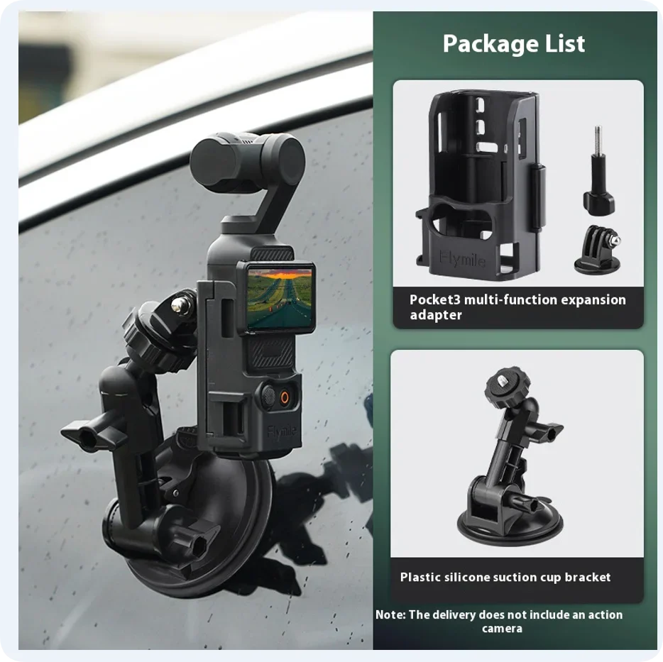 DJI Osmo Pocket 3/4 Extension Bracket Frame + Cold Shoe