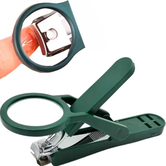 Magnifying Glass Nail Clipper – Anti-Splash Senior Trimmer Magnifying Nail Clipper Peaceful Pleasures Health and Wellness