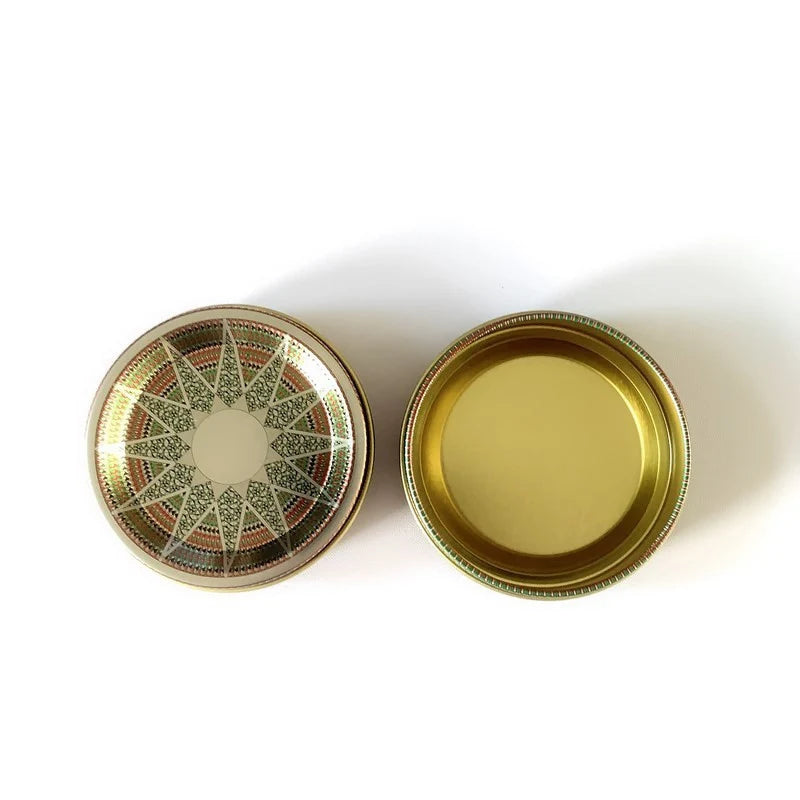 Saffron Tin Box with PVC Window | 1g Spice Packing Tin