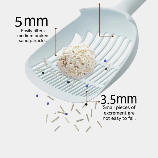 Cute Cat Litter Scoop Large Shovel Surface Thickened Durable Drop Resistant Cat Litter Suitable Pet Cleaning Supply For Pet Peaceful Pleasures Health and Wellness