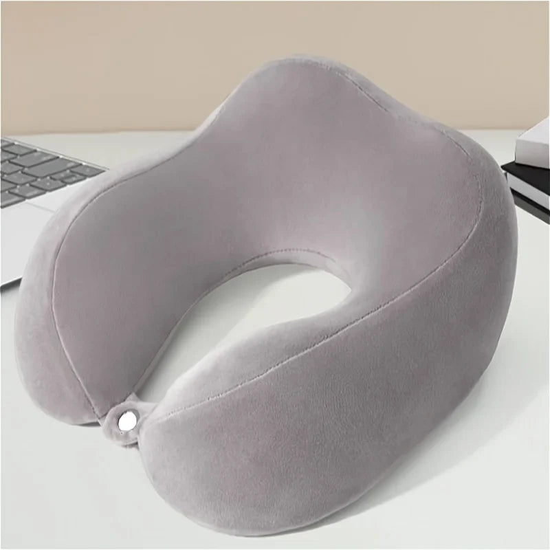 Portable Travel Neck Pillow – Ergonomic Slow Rebound Support