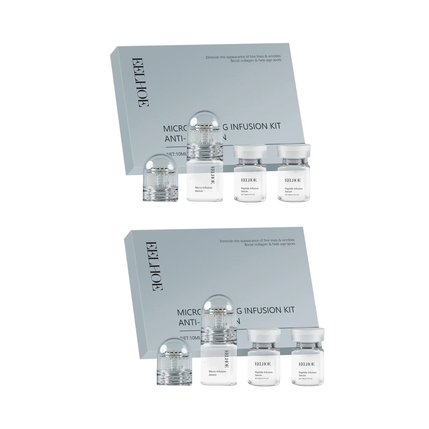 Eelhoe Hyaluronic Acid Microneedling Serum Roller Kit – Firming