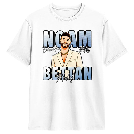 Eurovision 2026 Men's Cotton Graphic T-Shirt | S–6XL Men's Graphic T-Shirt Peaceful Pleasures Health and Wellness WHITE 6XL
