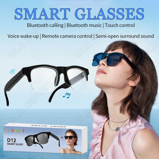 AI Smart Sunglasses – Bluetooth 5.3, UV Protection & Voice Control Smart Audio Sunglasses Peaceful Pleasures Health and Wellness