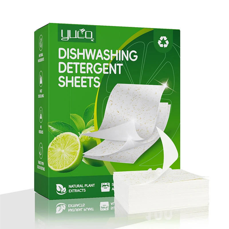 Dishwashing Detergent Sheet 30/100pcs Dishwasher Cleaner Oil Dirt Removal Deodorizer Cleaning Tablet Machines BowlsKitchen Tool Peaceful Pleasures Health and Wellness