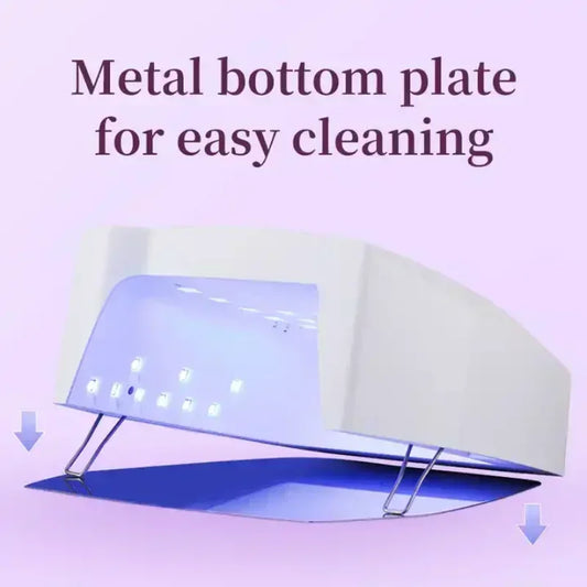 72W Cordless UV LED Gel Nail Lamp | Smart Sensor Fast Curing UV LED Nail Lamp Peaceful Pleasures Health and Wellness