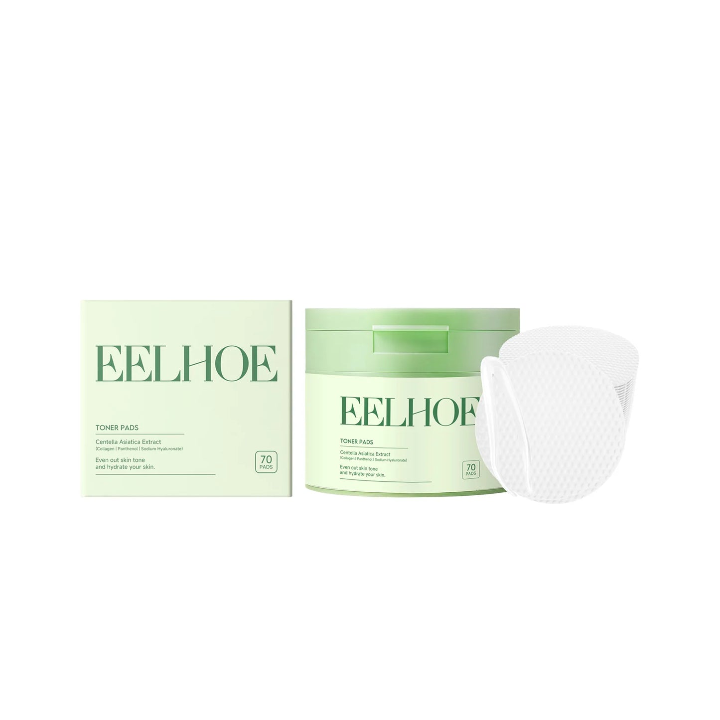 EELHOE Toning Cotton Pads 70pcs – Hydrate, Cleanse & Oil Control Toning Cotton Pads Peaceful Pleasures Health and Wellness 70pcs Boxed