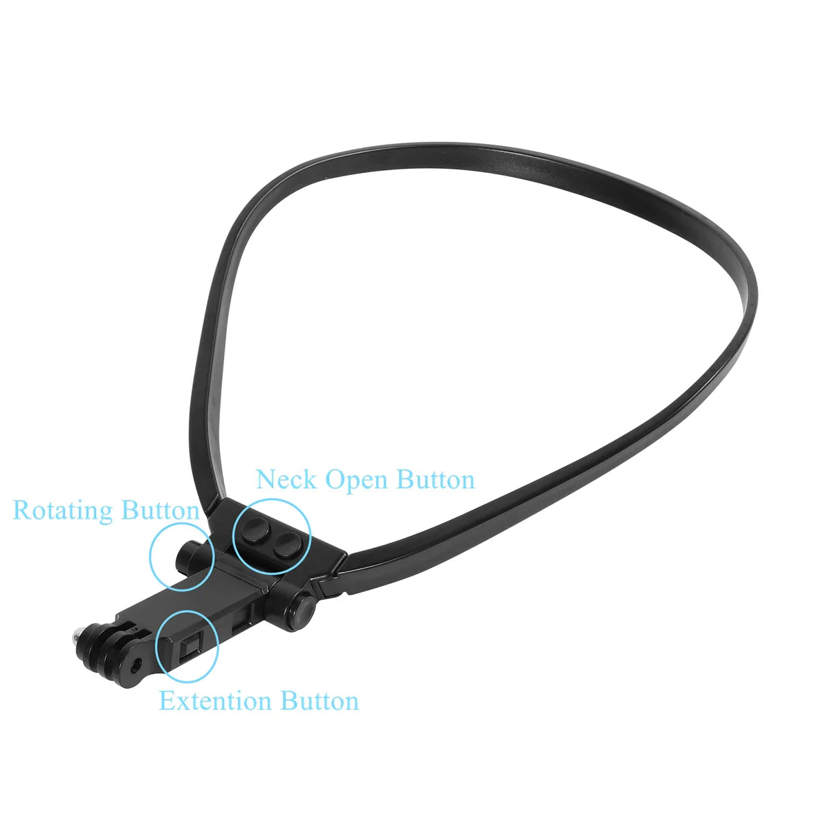 Neck Lanyard Strap Mount for GoPro, Insta360, DJI & Phones
