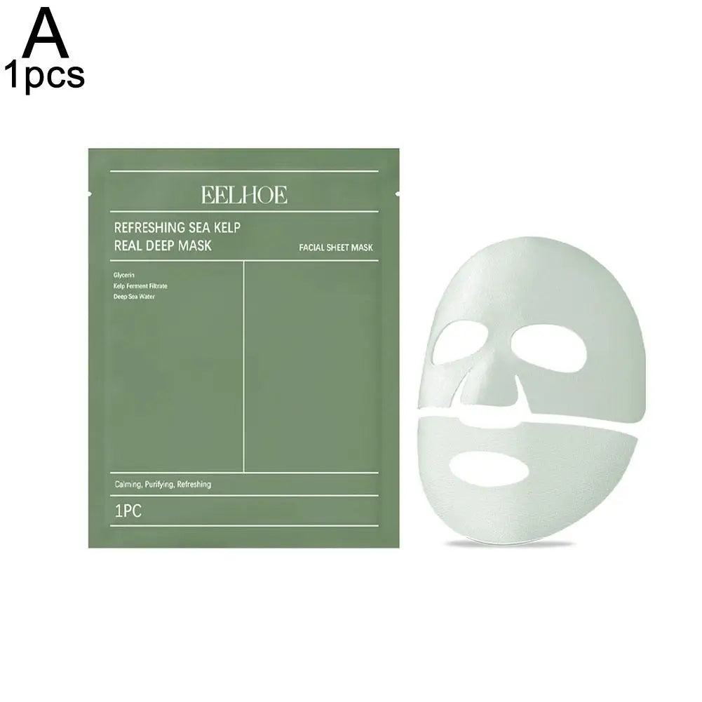 1/4Pcs Deep Collagen Overnight Face Mask Seaweed Collagen Essence Hydrating Overnight Hydrogel Mask Improve Elasticity, Firming Peaceful Pleasures Health and Wellness 1pc