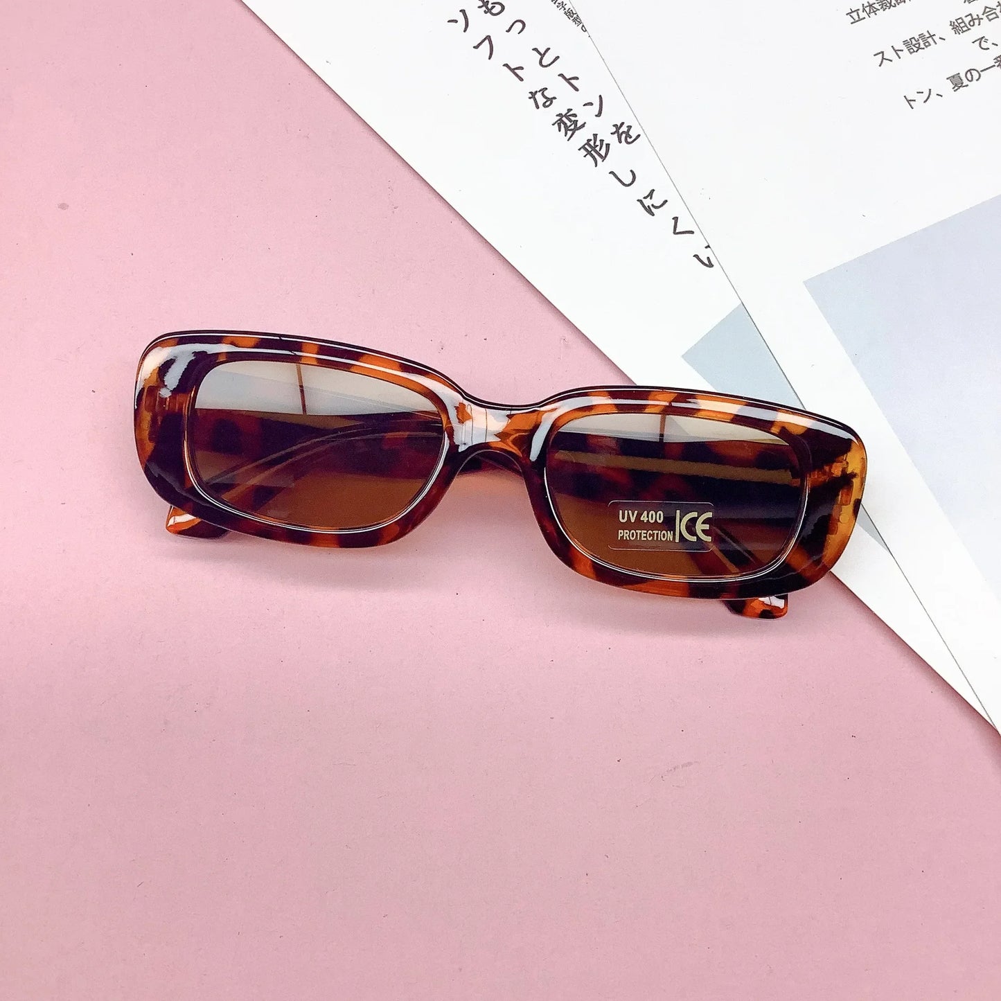 Kids UV400 Rectangle Sunglasses | Vintage Frosted Boys & Girls