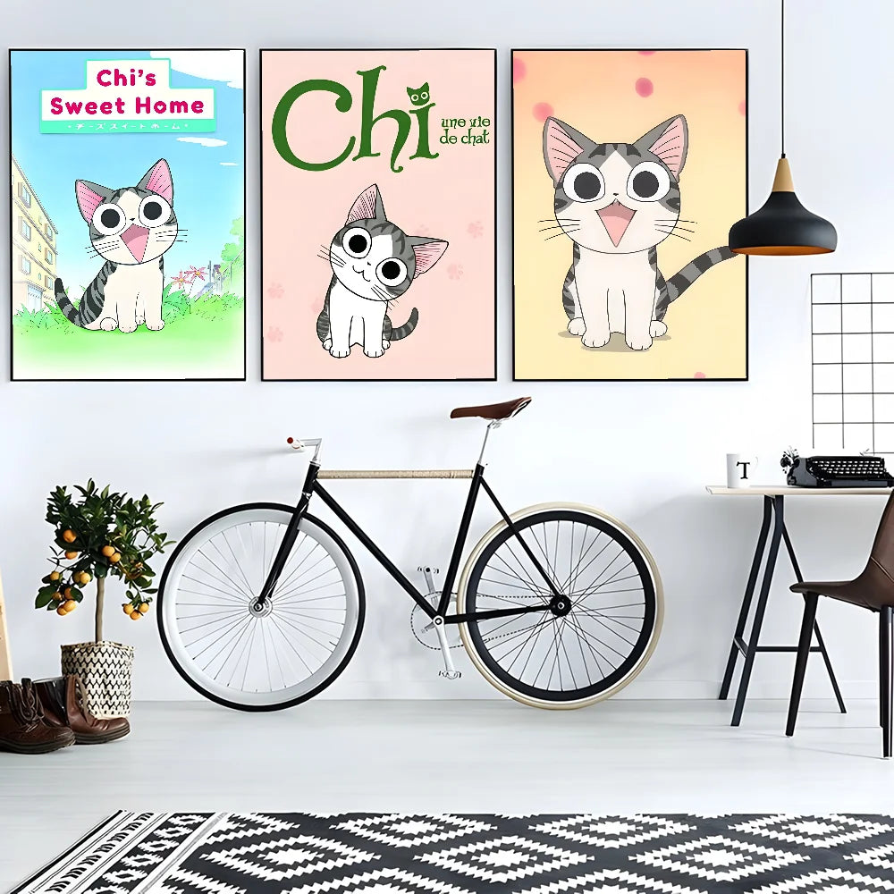 C-Chi S S-Sweet Homes Poster HD art sticky wall waterproof home living room bedroom bar aesthetic decoration Peaceful Pleasures Health and Wellness