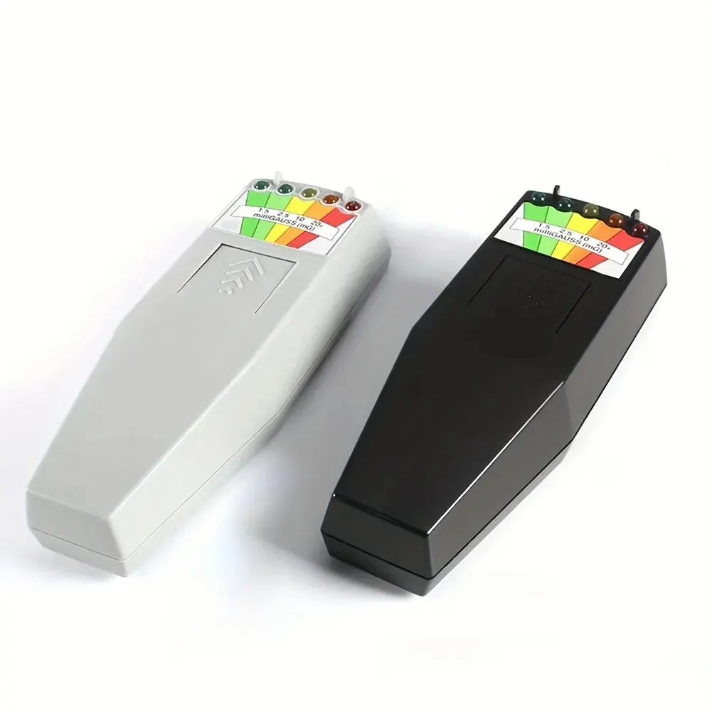 5-LED EMF Meter Magnetic Field Detector Ghost Hunting Paranormal Equipment Tester Portable Counter Professional EMF Meter Tester Peaceful Pleasures Health and Wellness