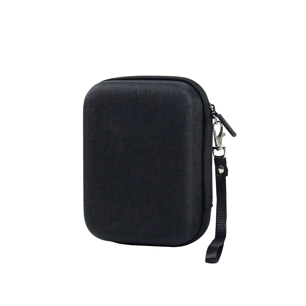 Fabric Surface EVA Carrying Hard Case for Fujifilm Instax Mini Liplay Link EVO Kodak Mini Shots2 C210R Printomatic Camera Bags Peaceful Pleasures Health and Wellness black