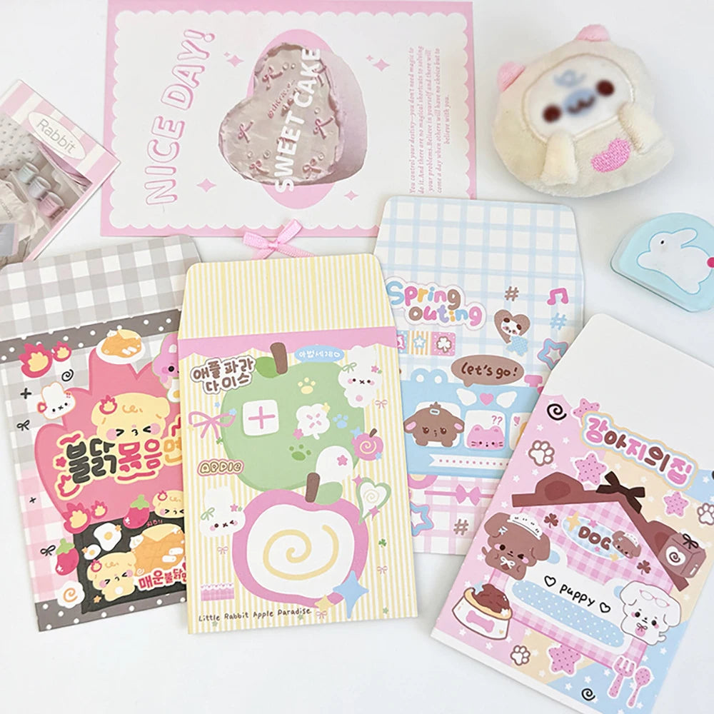 5 Small Card Sleeve Envelope Bag High-value Kraft Paper Ins Packaging