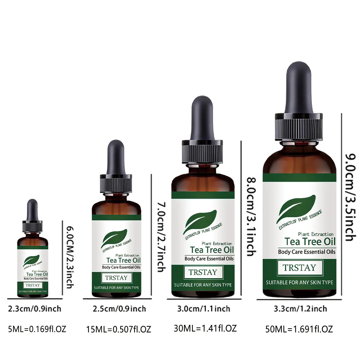 TRSTAY Tea Tree Essential Oil – Hydrating Face & Body Skincare