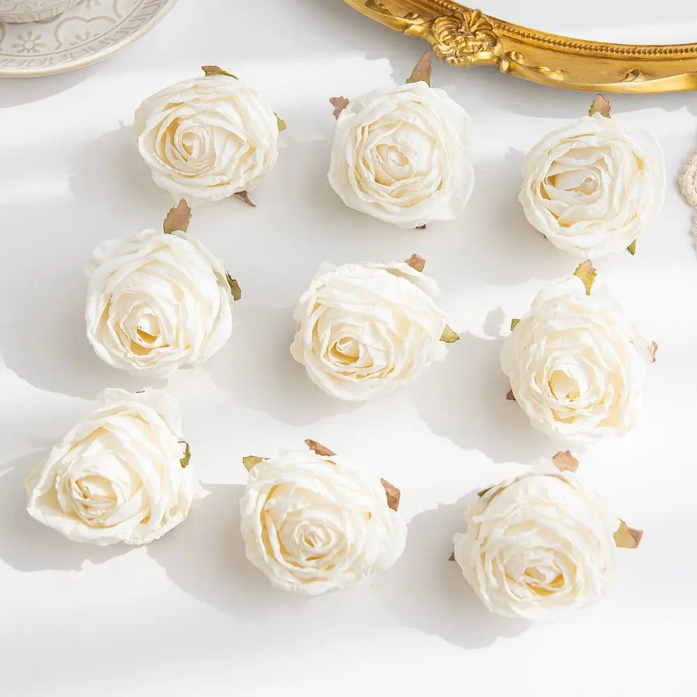 Silk Rose Artificial Flowers – Wedding, Home & Garden Decor Artificial Silk Flowers Peaceful Pleasures Health and Wellness color1 3pcs