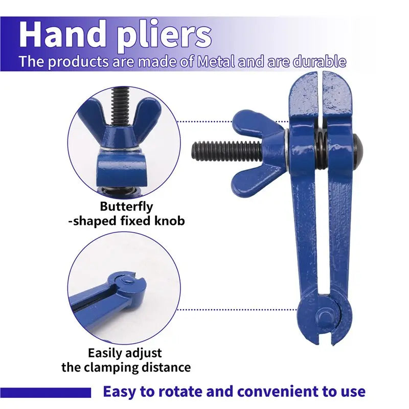 A36T-25Mm Fixed Tools Hand-Held Labor- Saving Hand Vise Mini Flat Pliers Hand Pliers Home Maintenance Tools Peaceful Pleasures Health and Wellness