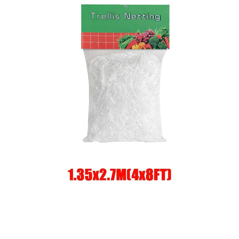 Garden Plant Trellis Netting – Square Mesh for Climbing Plants Plant Trellis Netting Peaceful Pleasures Health and Wellness 1.35x2.7M(4x8FT)