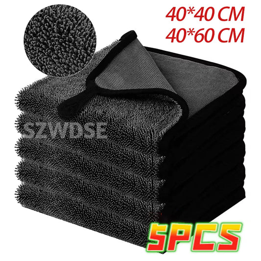 40*60/40cm Car Wash Towel 600GSM Microfiber Double-Sided Ultra Absorbent Car Wash Cloth Cleaning Drying Towel Washing Accessorie Peaceful Pleasures Health and Wellness