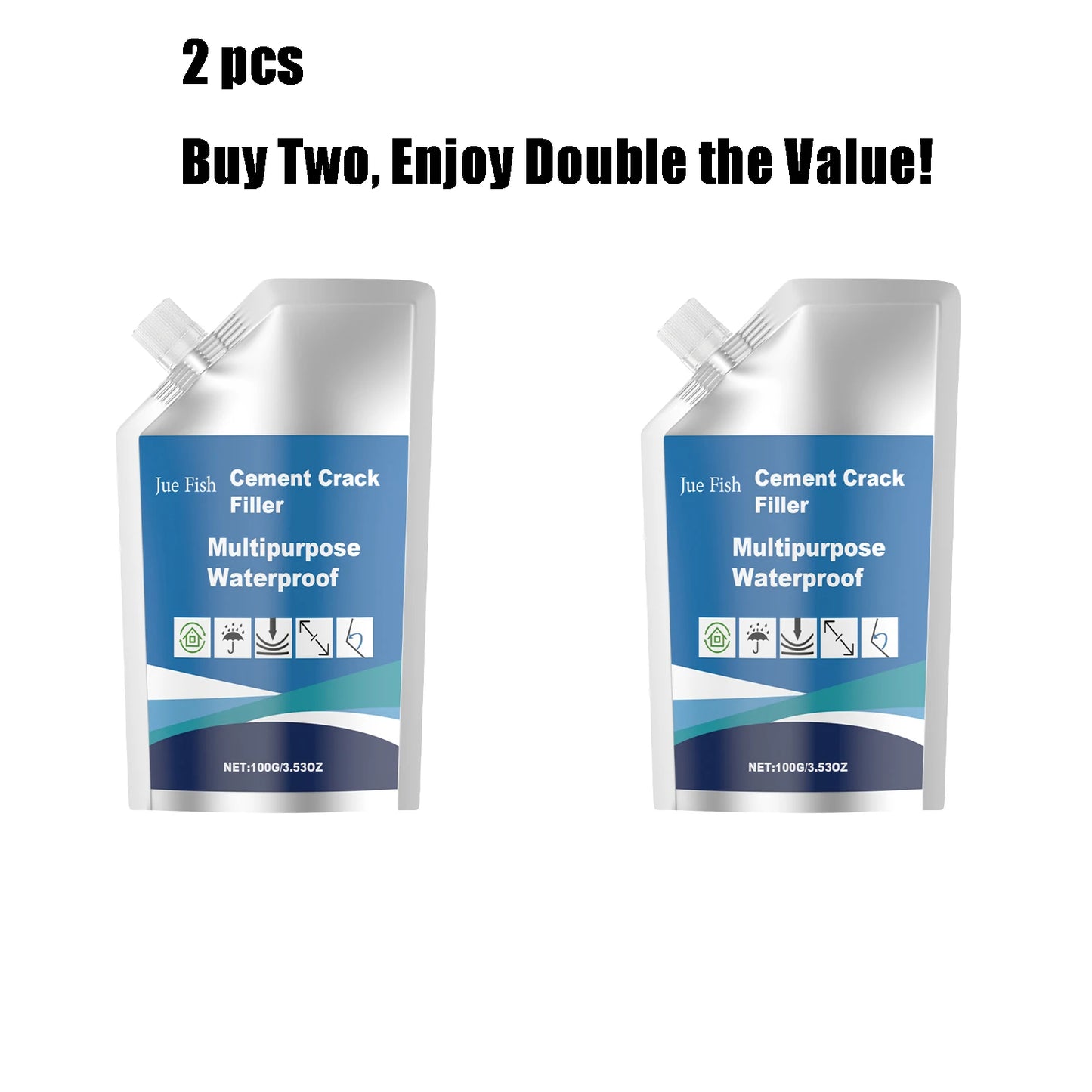 100g Waterproof Caulk Sealant | Wall & Floor Gap Filler