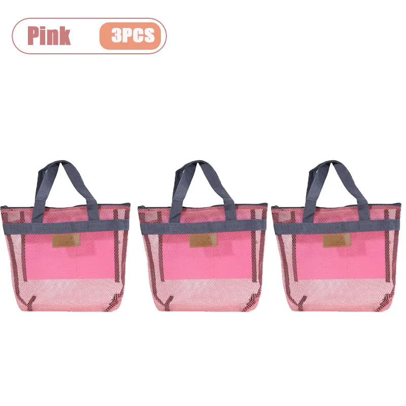 Large Mesh Beach Tote Bag – Pool, Gym & Travel Storage
