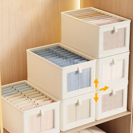 Dustproof Clothes Storage Box with Lid – 3 Sizes | Organizer Clothes Storage Box Oasis Select