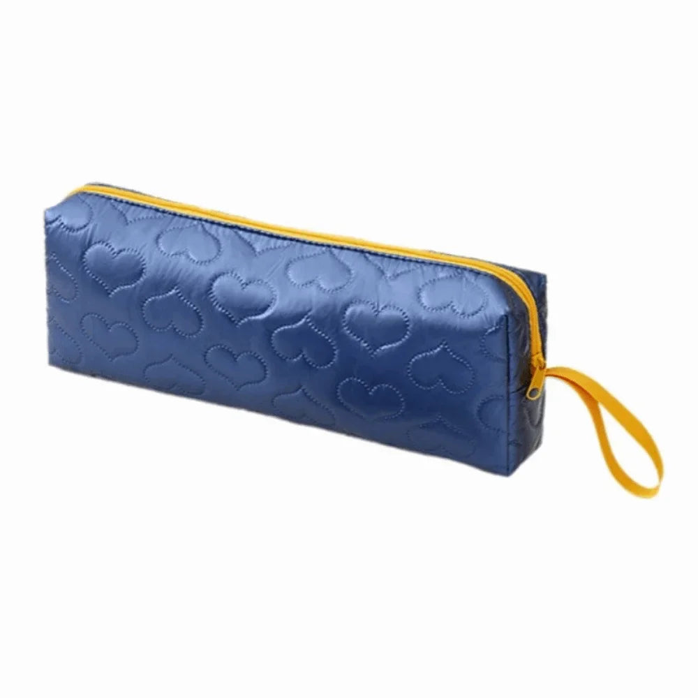 Heart-Shaped Hair Dryer & Curler Storage Bag | PU Leather