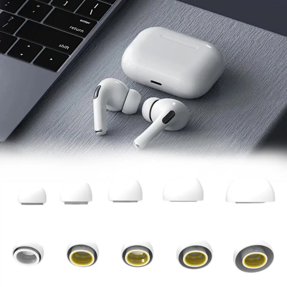 For AirPods Pro3 Earbuds Apple Earbuds Ear Tips Bluetooth Earbuds Ear Cushions Silicone Ear Tips Earphone Covers Peaceful Pleasures Health and Wellness