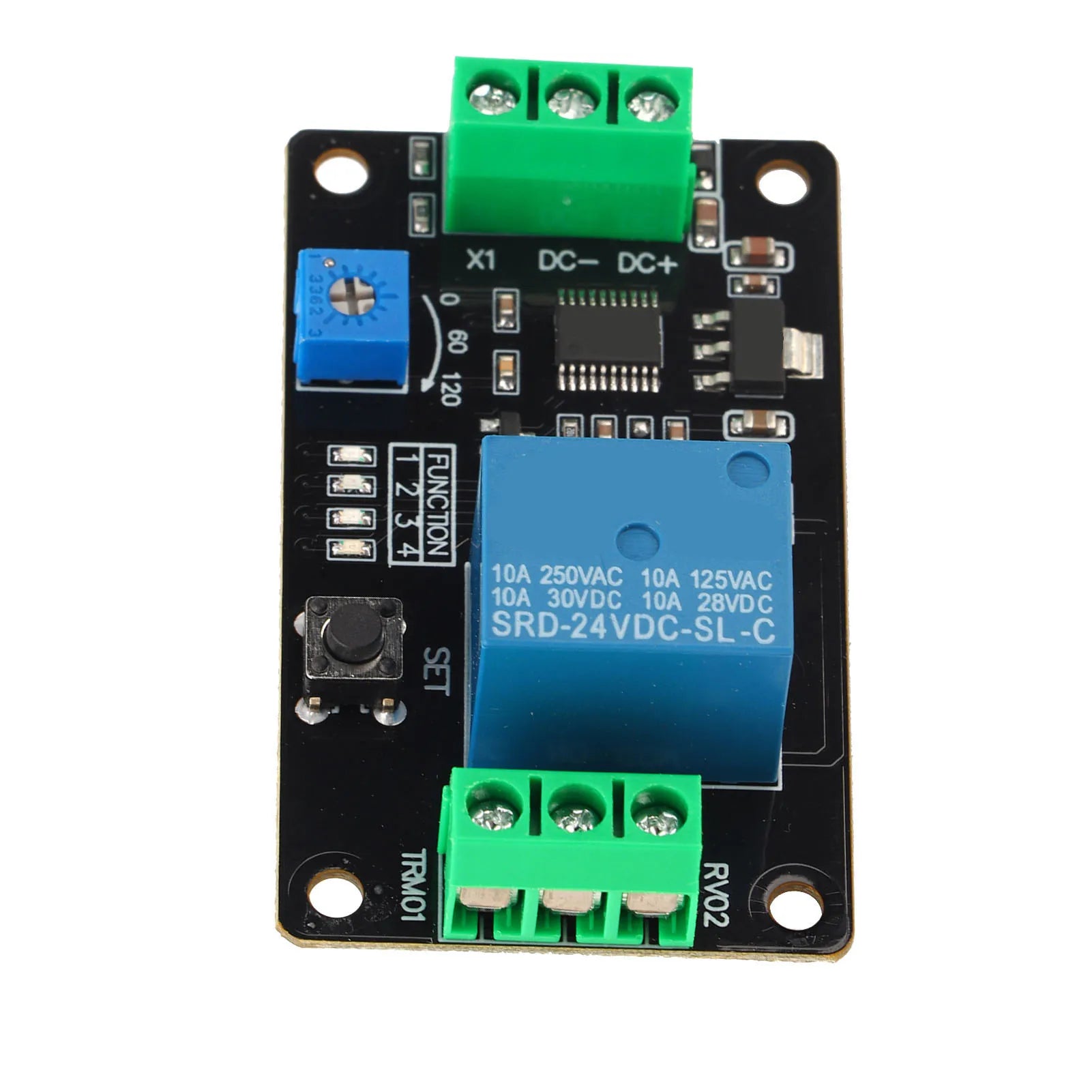 Delay Timer Relay Delay Timer Relay Self locking Delay On Off Time Super 555 Timer 5V/12V/24V Peaceful Pleasures Health and Wellness 24V