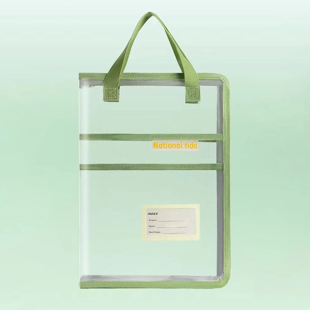A3 A4 Zipper Bag Subject Classification Document Large Opening