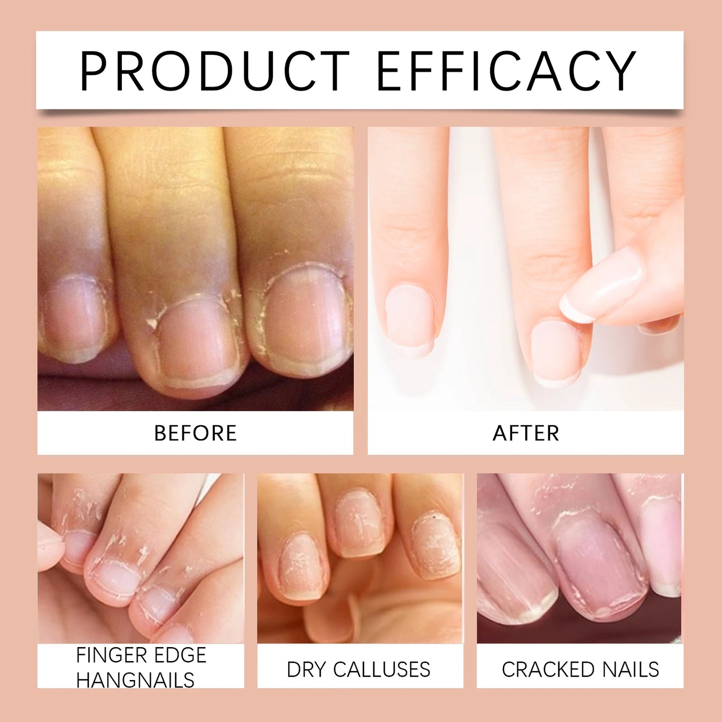 OceAura Peach Cuticle & Hand Cream – Moisturizing Nail Balm