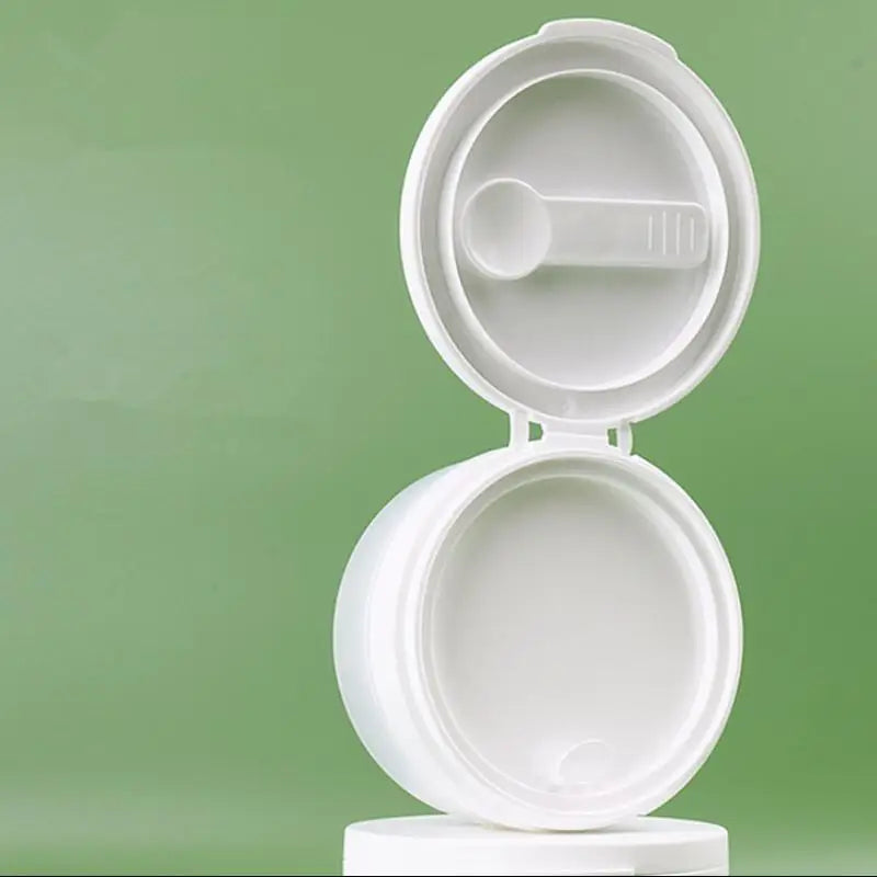 Refillable Cosmetic Jar with Flip Lid, Spoon or Tweezers | 50/120g